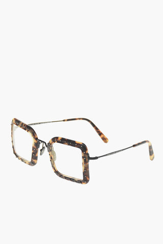 square-frame VREELAND-V spectacles with studs