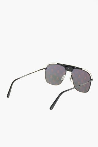 occhiali da sole aviator NOAH con lenti specchiate e stampa monogram