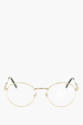 round ANDREA spectacles with sheer lenses 