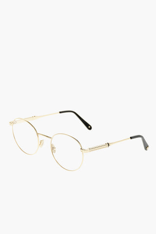 round ANDREA spectacles with sheer lenses 