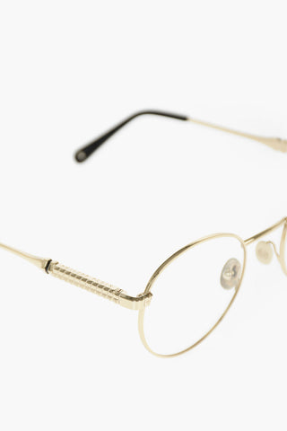 round ANDREA spectacles with sheer lenses 