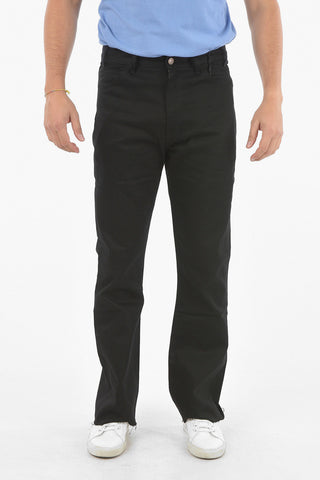 High-waisted Cotton Bootcut Denims