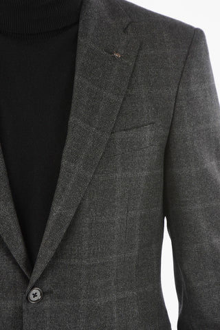 CC COLLECTION Abito 2 Bottoni RIGHT con Motivo Windowpane