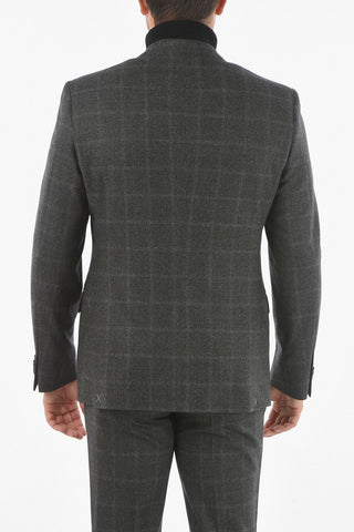CC COLLECTION Abito 2 Bottoni RIGHT con Motivo Windowpane