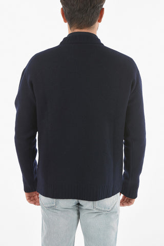Crew Neck Wool Pullover