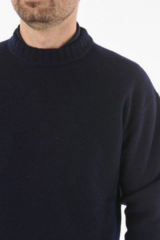 Crew Neck Wool Pullover