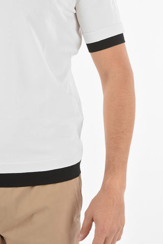 Short Sleeve Crew Neck TRAVEL Sweater with Contrast Finishes