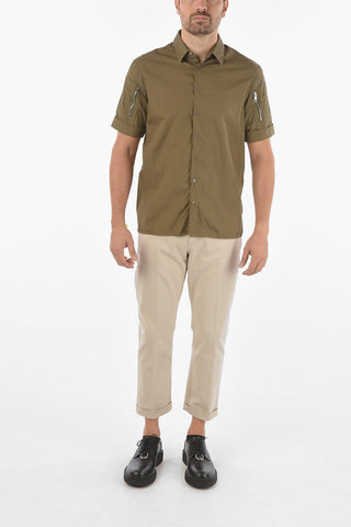 Camicia Utility M.A.1 a Maniche Corte con Taschini