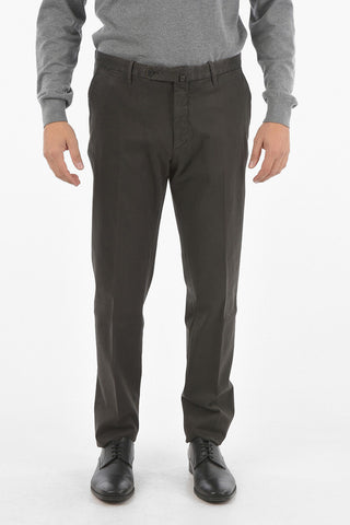 ID Belt Loops Stretch Cotton Chino Pants