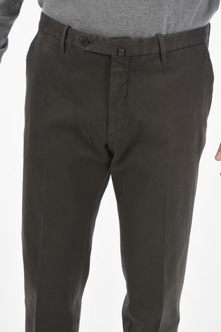 ID Belt Loops Stretch Cotton Chino Pants