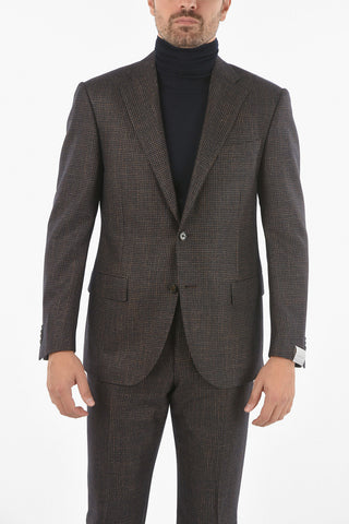 2 Button LEADER Houndstooth Motif Suit
