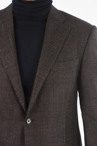 2 Button LEADER Houndstooth Motif Suit