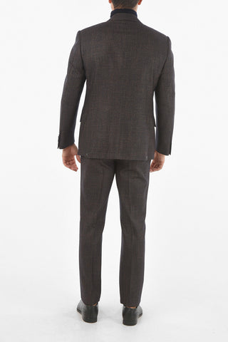 2 Button LEADER Houndstooth Motif Suit