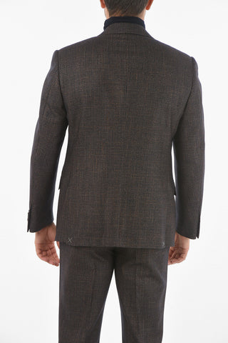 2 Button LEADER Houndstooth Motif Suit
