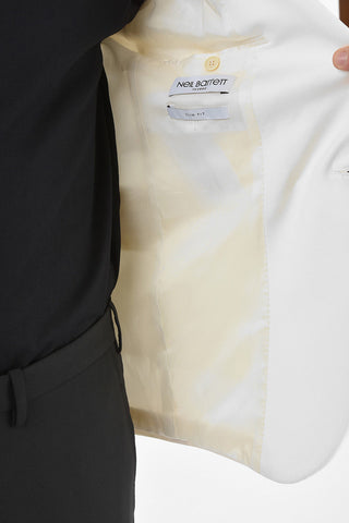 Blazer 1 Bottone TUXEDO in Motivo Camou Tono su Tono con Revers Sciallato
