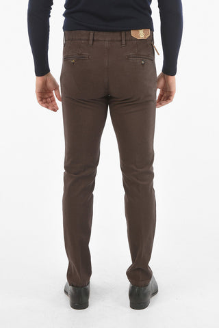 CC COLLECTION Belt Loop Pin Dot Cotton Chino Pants