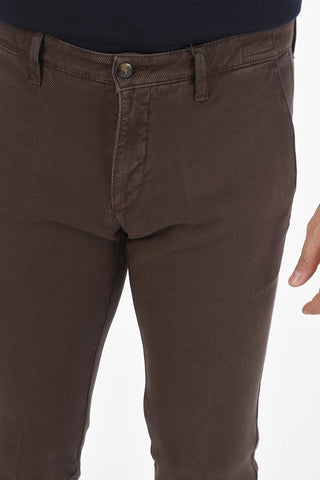 CC COLLECTION Belt Loop Pin Dot Cotton Chino Pants