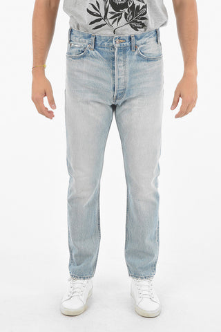 Jeans 5 Tasche Slim Fit in Denim Dèlavè