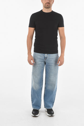 Slim Fit Printed Crew-neck T-shirt