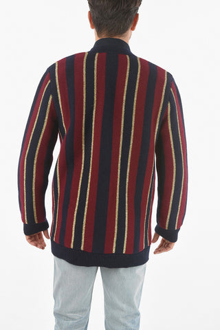 Cadigan a Righe Balanced con Dettagli in Lurex
