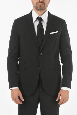 Side Vents Notch Slim Fit Lapel Blazer