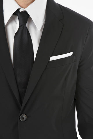 Side Vents Notch Slim Fit Lapel Blazer