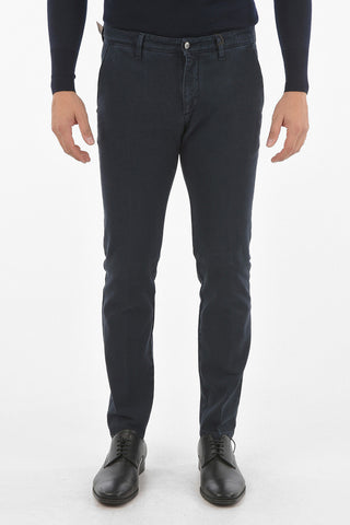 CC COLLECTION Belt Loop Pin Dot Cotton Chino Pants