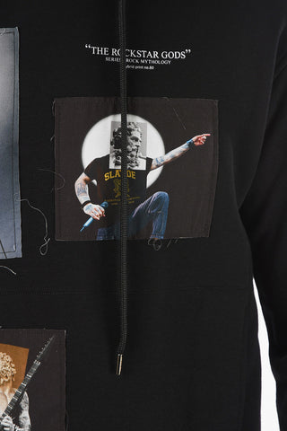 THE ROCKSTAR GODS Hoodie With Patches