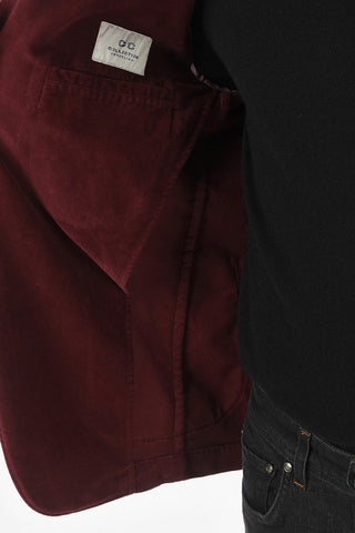 CC COLLECTION Patch Pocket Twill Velour Blazer
