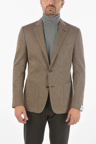 Blazer 2 Bottoni GATE in Cotone Twill con Tasche a Toppa