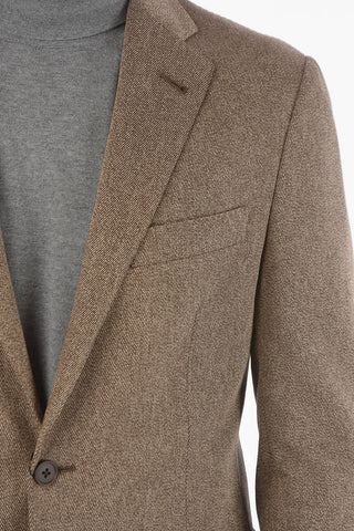 Blazer 2 Bottoni GATE in Cotone Twill con Tasche a Toppa