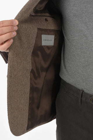 Blazer 2 Bottoni GATE in Cotone Twill con Tasche a Toppa