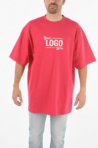 Crewneck YOUR LOGO HERE Printed T-Shirt