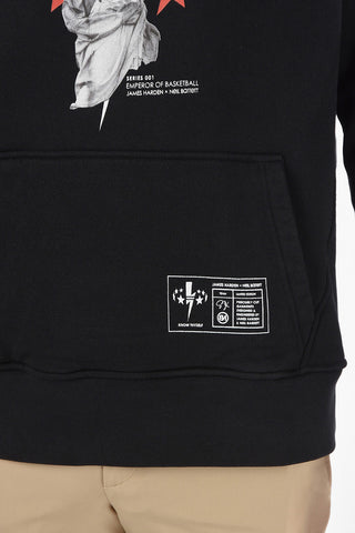 JAMES HARDEN Patch Pocket Printed EMPEROR OF BASKETBALL Hoodie