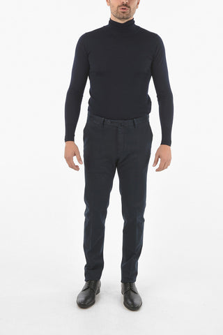 ID Belt Loops Stretch Cotton Chino Pants