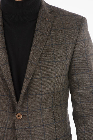 CC COLLECTION Blazer RESET Windowpane Check 