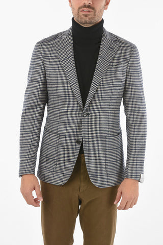 Blazer Semifoderato GATE in Misto Lana Pied de Poule
