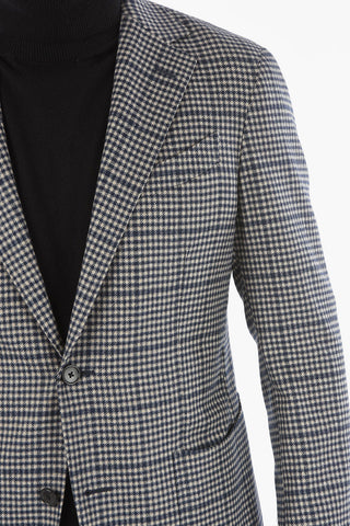 Blazer Semifoderato GATE in Misto Lana Pied de Poule