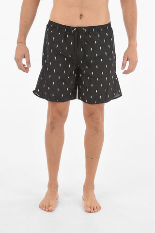 SWIMWEAR All Over Printed Short Swimsuit