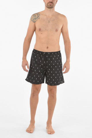 SWIMWEAR All Over Printed Short Swimsuit
