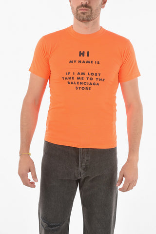 Crewneck HI MY NAME IS Printed T-shirt