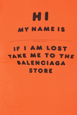 Crewneck HI MY NAME IS Printed T-shirt