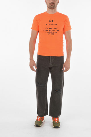 Crewneck HI MY NAME IS Printed T-shirt