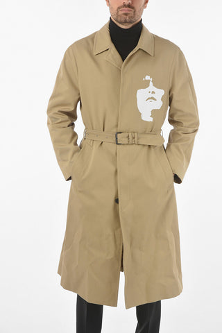 Mackintosh GRAPHIC FACE Trench with Doble-side Print