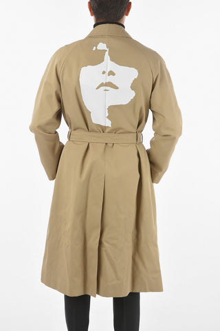 Mackintosh GRAPHIC FACE Trench with Doble-side Print
