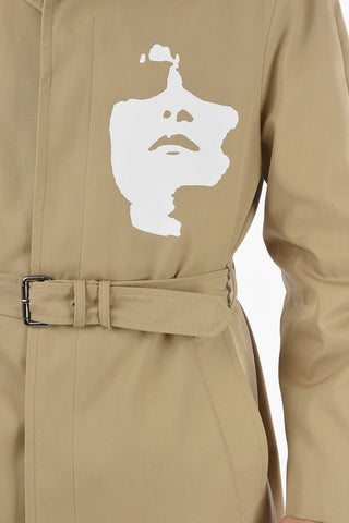 Mackintosh GRAPHIC FACE Trench with Doble-side Print