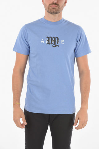 Crewneck T-shirt With Printed Logo