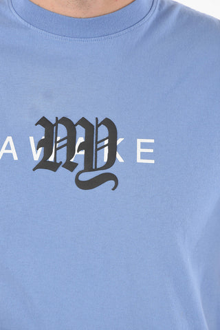 Crewneck T-shirt With Printed Logo