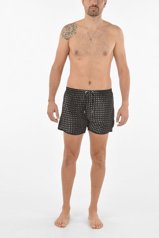 Printed WAVES DEGRADE' Swim Shorts