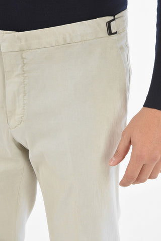 ID Pantaloni 4 Tasche in Cotone Stretch con Martingala 